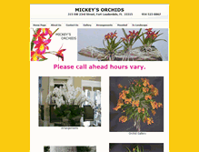 Tablet Screenshot of mickeysorchids.com